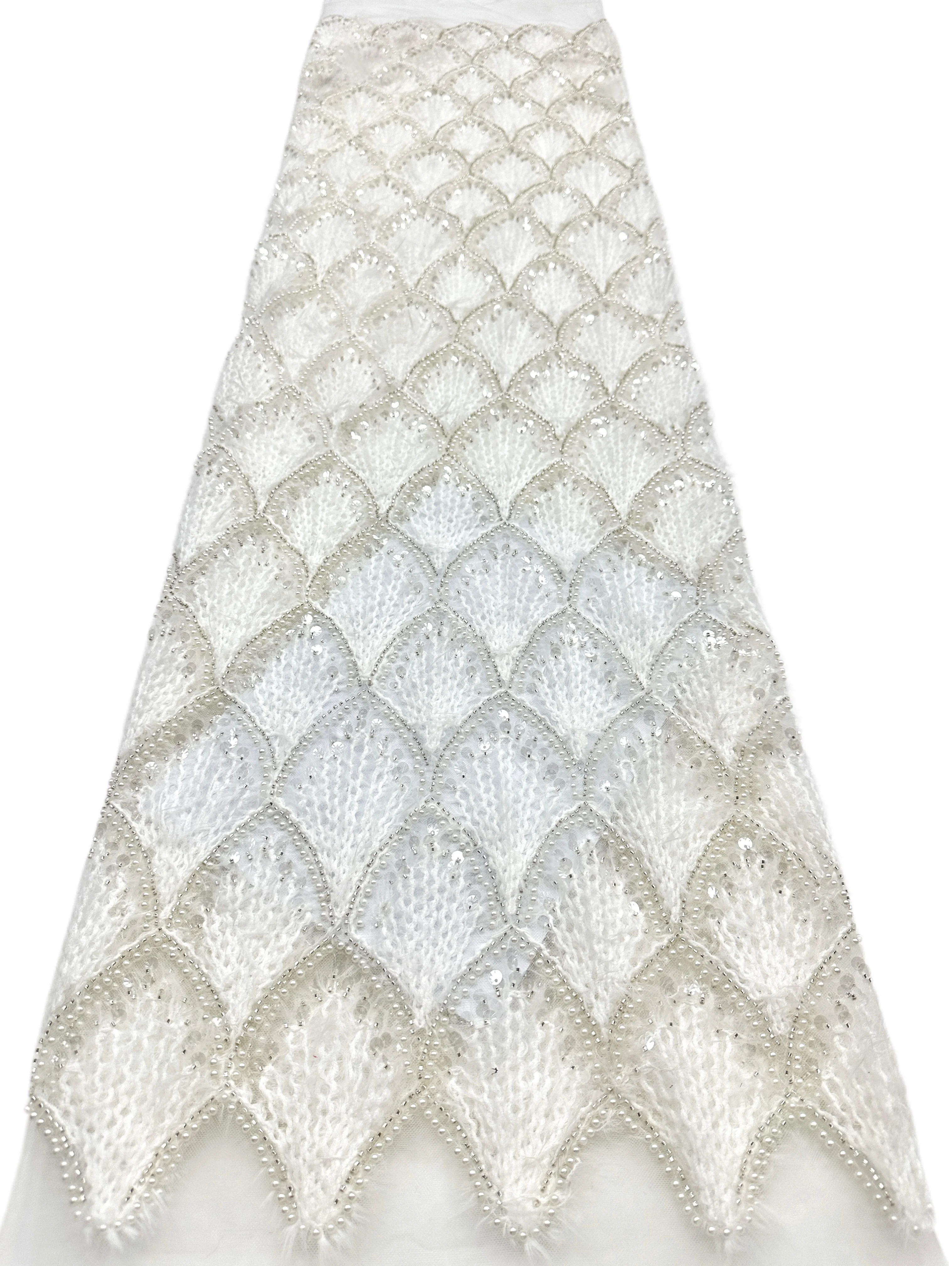 African Lace Fabric Sequins Beaded Embroidery Groom Nigerian Bridal High Quality French Tulle Lace Fabric For Wedding Sewing
African Lace Fabric Sequins Beaded Embroidery Groom Nigerian Bridal High Quality French Tulle Lace Fabric For Wedding Sewing