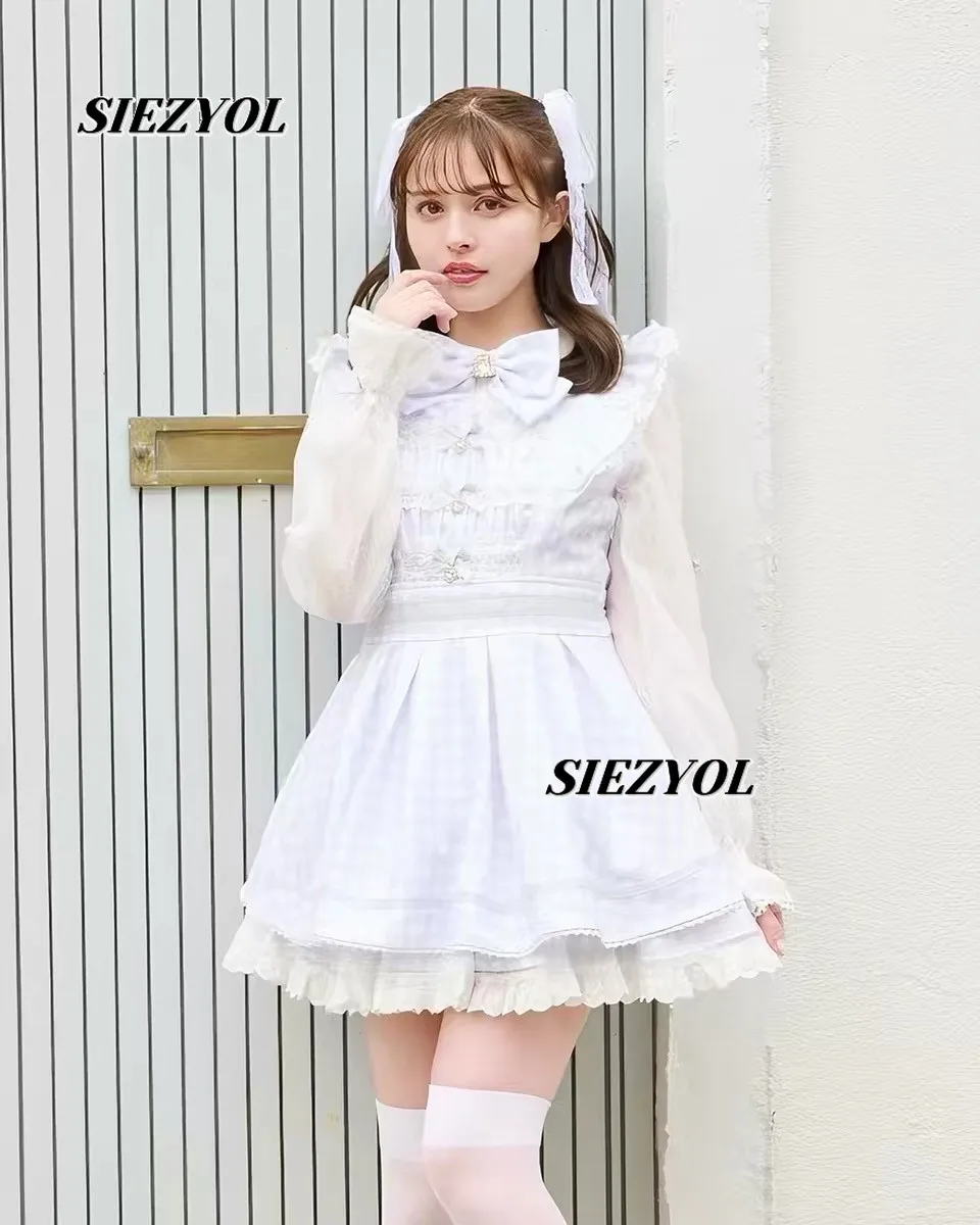 2026 New Liz Lolita Dress Two Piece Set Japanese Style Sweet Cute Girls Bow High Waist Plaid Dress and Shorts Outfits Clothes
2026 New Liz Lolita Dress Two Piece Set Japanese Style Sweet Cute Girls Bow High Waist Plaid Dress and Shorts Outfits Clothes