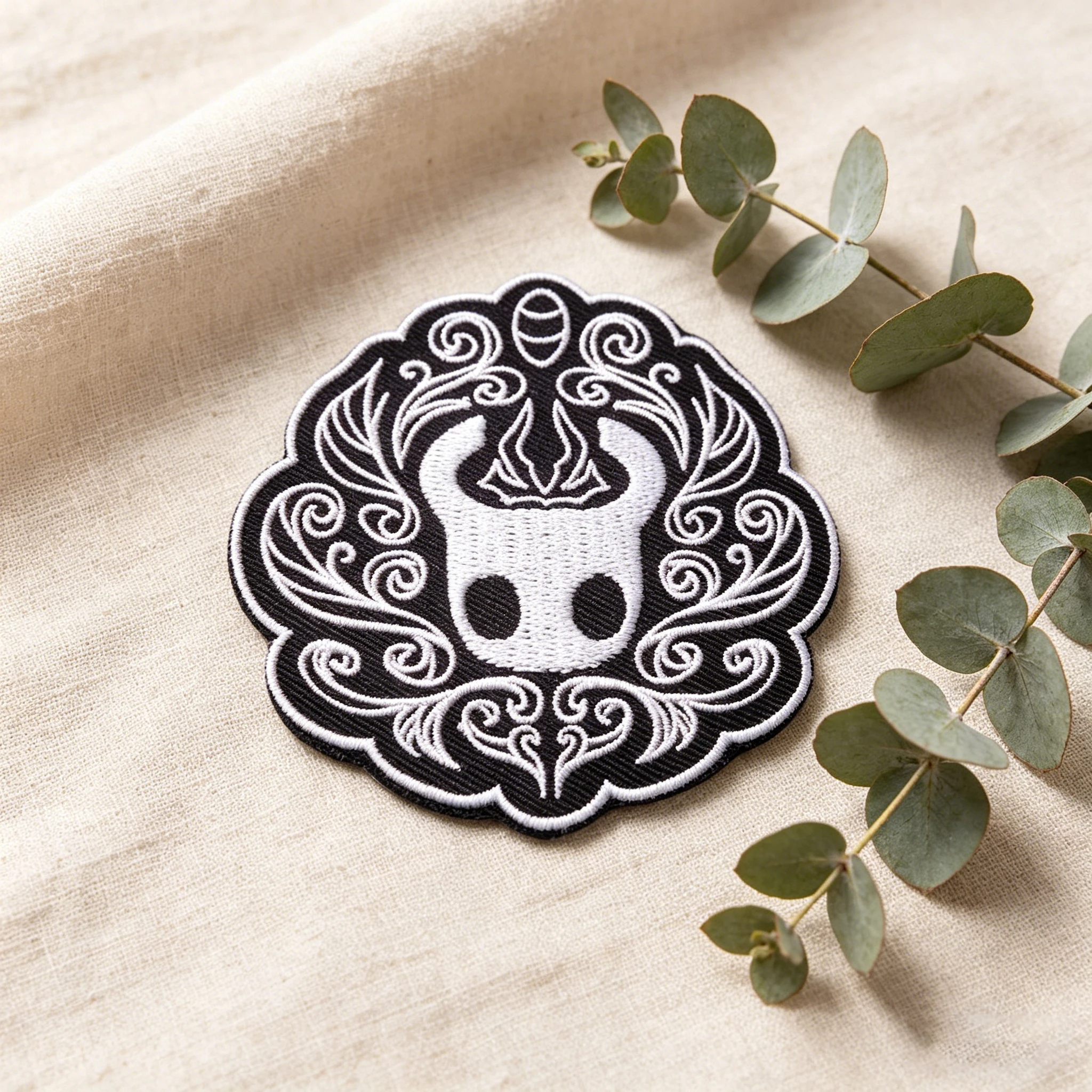 1PC Hollow Knight Embroidered Patch Medieval Royal Gothic Punk Iron On Patches Badge DIY Gift Applique For Clothes Trucker Hat
1PC Hollow Knight Embroidered Patch Medieval Royal Gothic Punk Iron On Patches Badge DIY Gift Applique For Clothes Trucker Hat