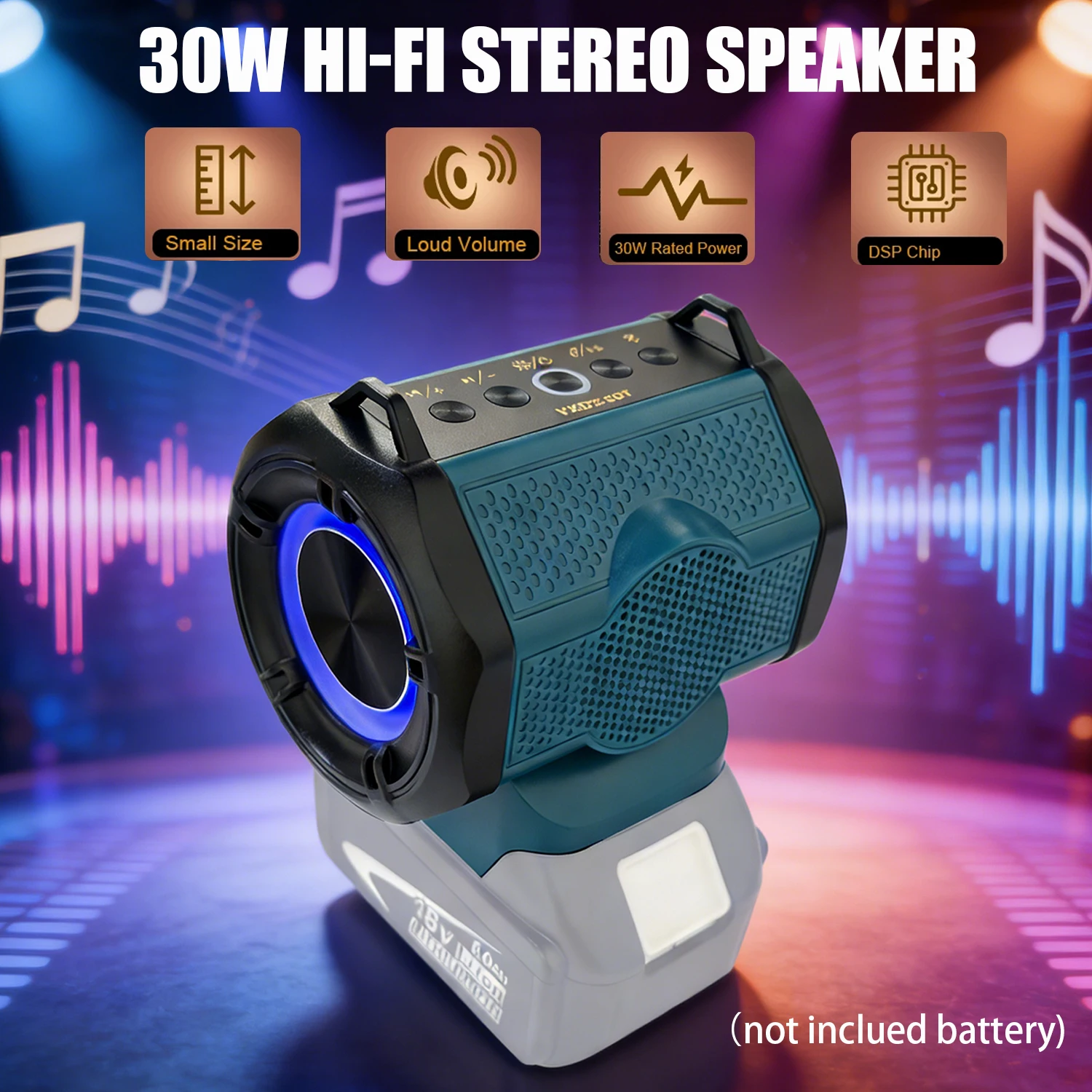 Bluetooth-динамик для батареи Makita 18 В, беспроводной динамик со соплом HD TWS, для вечеринок на открытом воздухе (без батареи)
Bluetooth-динамик для батареи Makita 18 В, беспроводной динамик со соплом HD TWS, для вечеринок на открытом воздухе (без батареи)