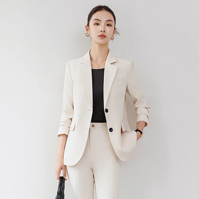 Insozkdg Black Women's Pantsuit Long Sleeve Jacket + Pencil Pants Casual Suit Sets Lady Spring Formal Office Blazer 2 Piece Set
Insozkdg Black Women's Pantsuit Long Sleeve Jacket + Pencil Pants Casual Suit Sets Lady Spring Formal Office Blazer 2 Piece Set