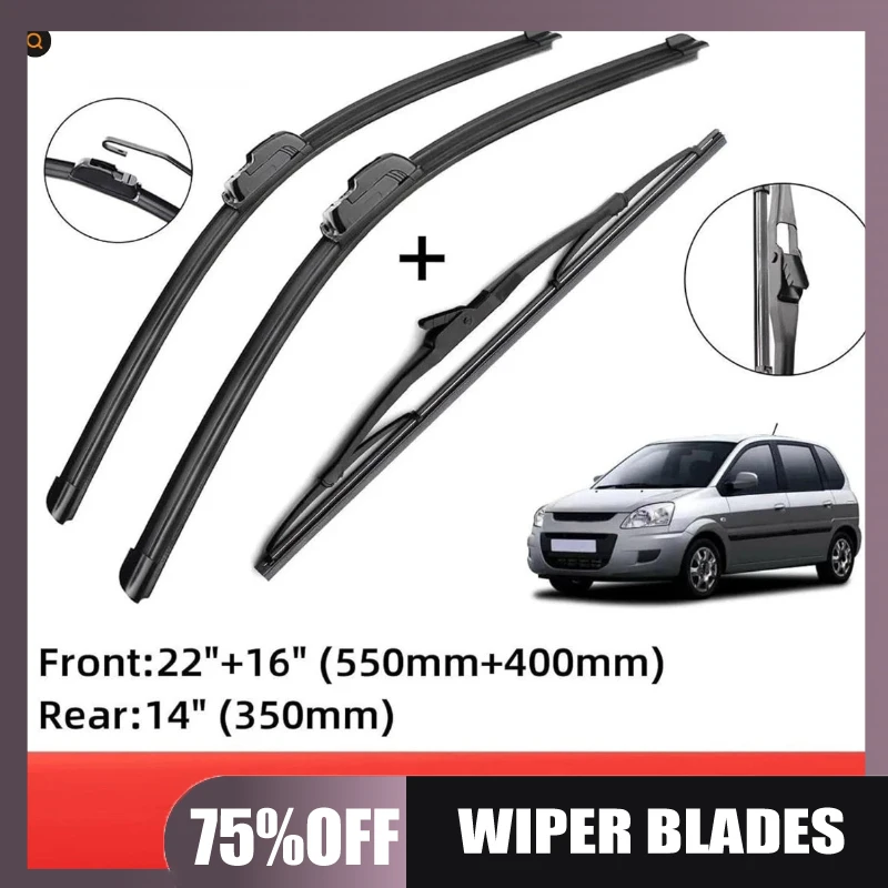 Suitable for Hyundai Matrix 2001-2010 front and rear wiper blades windshield wipers
Suitable for Hyundai Matrix 2001-2010 front and rear wiper blades windshield wipers