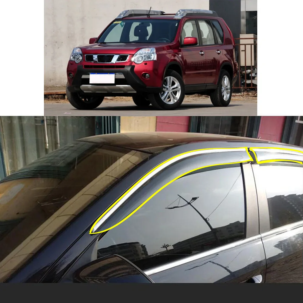 Sticker Plastic Window Glass Wind Visor Rain/Sun Guard Vent For NISSAN X-Trail XTrail Rogue T32 2008 2009-2010 2011 2012 2013
Sticker Plastic Window Glass Wind Visor Rain/Sun Guard Vent For NISSAN X-Trail XTrail Rogue T32 2008 2009-2010 2011 2012 2013