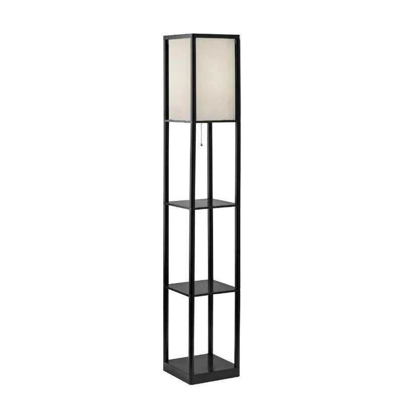 62" Plastic Shelf Floor Lamp, Sustainable White Fabric Shade ,Modern Design, New Condition, Adult and Dorm Room Use
62" Plastic Shelf Floor Lamp, Sustainable White Fabric Shade ,Modern Design, New Condition, Adult and Dorm Room Use
