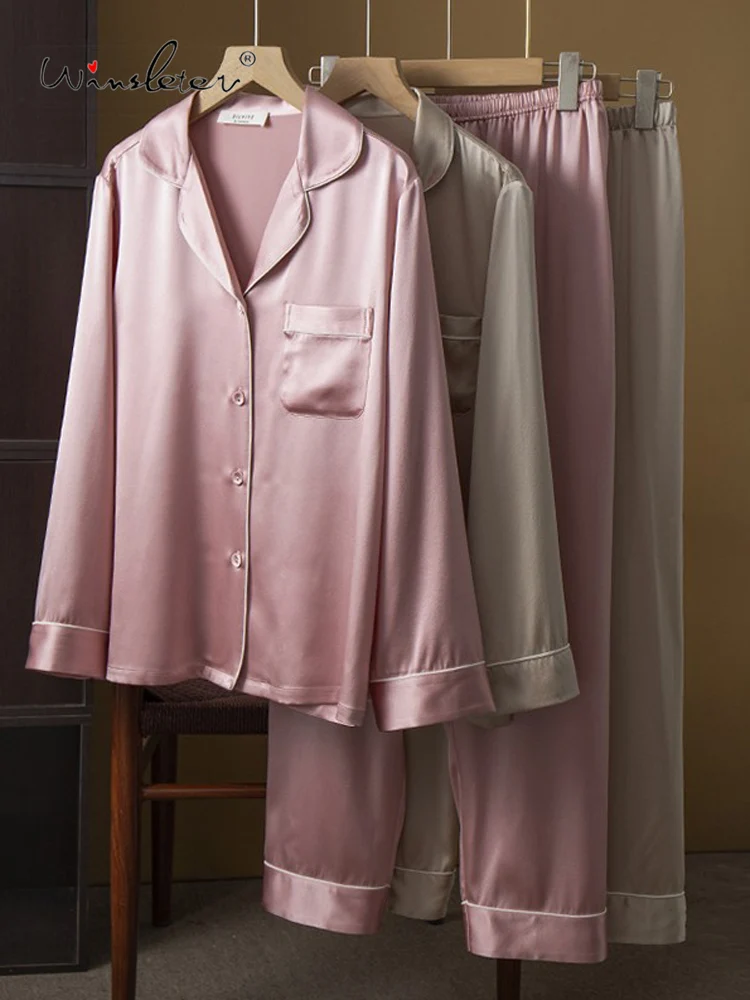 Winsleter-50 мм, элегантный пижамный комплект из 100% натурального шелка, однотонный пижамный комплект с длинными рукавами, женская французская простота, новинка весны 2026 S5D710CC
Winsleter-50 мм, элегантный пижамный комплект из 100% натурального шелка, однотонный пижамный комплект с длинными рукавами, женская французская простота, новинка весны 2026 S5D710CC