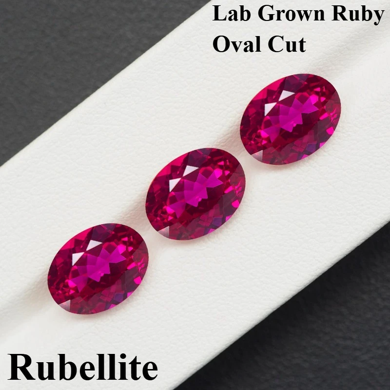 Hot Sell Lab Grown Ruby Oval Cut Rubellite Color Multiple Size Top Quality for Diy Jewelry Making Selectable AGL Certificate
Hot Sell Lab Grown Ruby Oval Cut Rubellite Color Multiple Size Top Quality for Diy Jewelry Making Selectable AGL Certificate