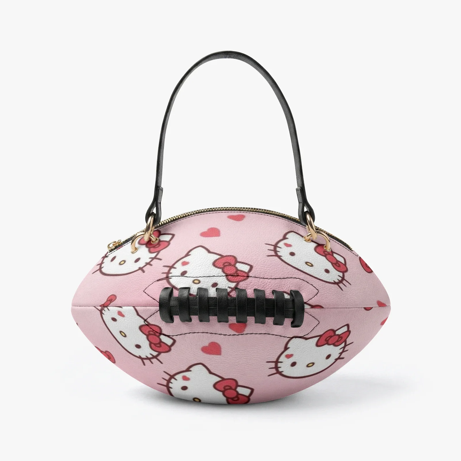 Customized Patterned Text Ladies' Irregular Spherical Handbag Made Of Pu Single Shoulder Bag Hello Kitty High-Definition Print
Customized Patterned Text Ladies' Irregular Spherical Handbag Made Of Pu Single Shoulder Bag Hello Kitty High-Definition Print