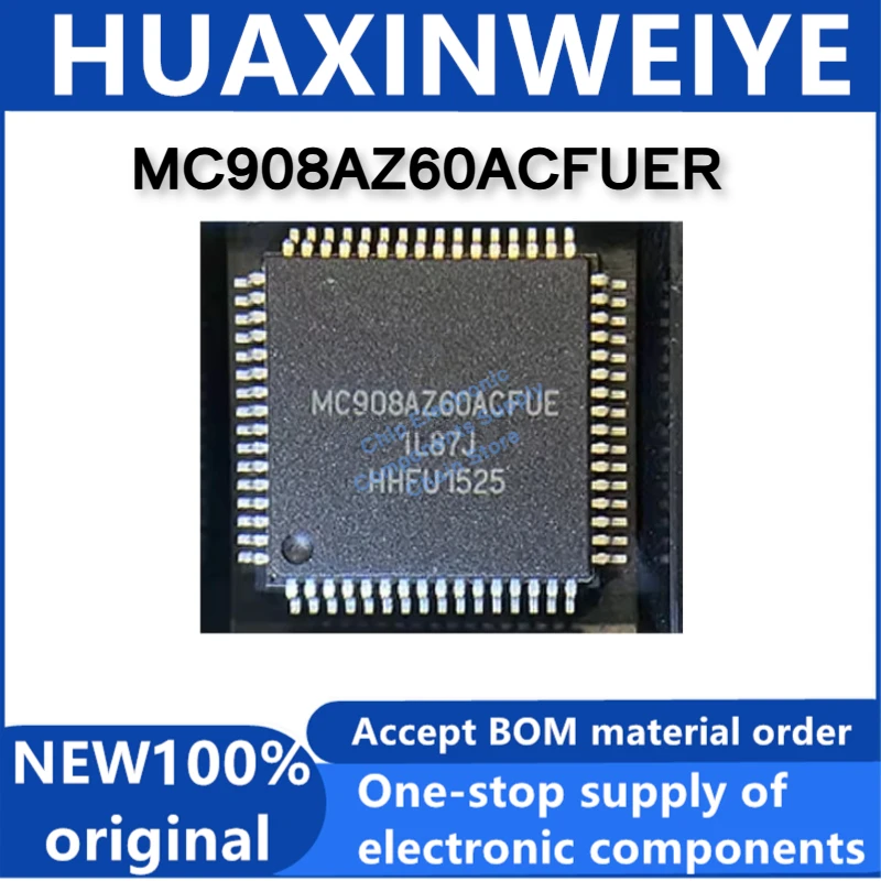 MC908AZ60ACFU MC908AZ60ACFOER PQFP-64 8-битные микроконтроллеры, MCU 64KFlash W/2K EEPROM, 1 шт.
MC908AZ60ACFU MC908AZ60ACFOER PQFP-64 8-битные микроконтроллеры, MCU 64KFlash W/2K EEPROM, 1 шт.