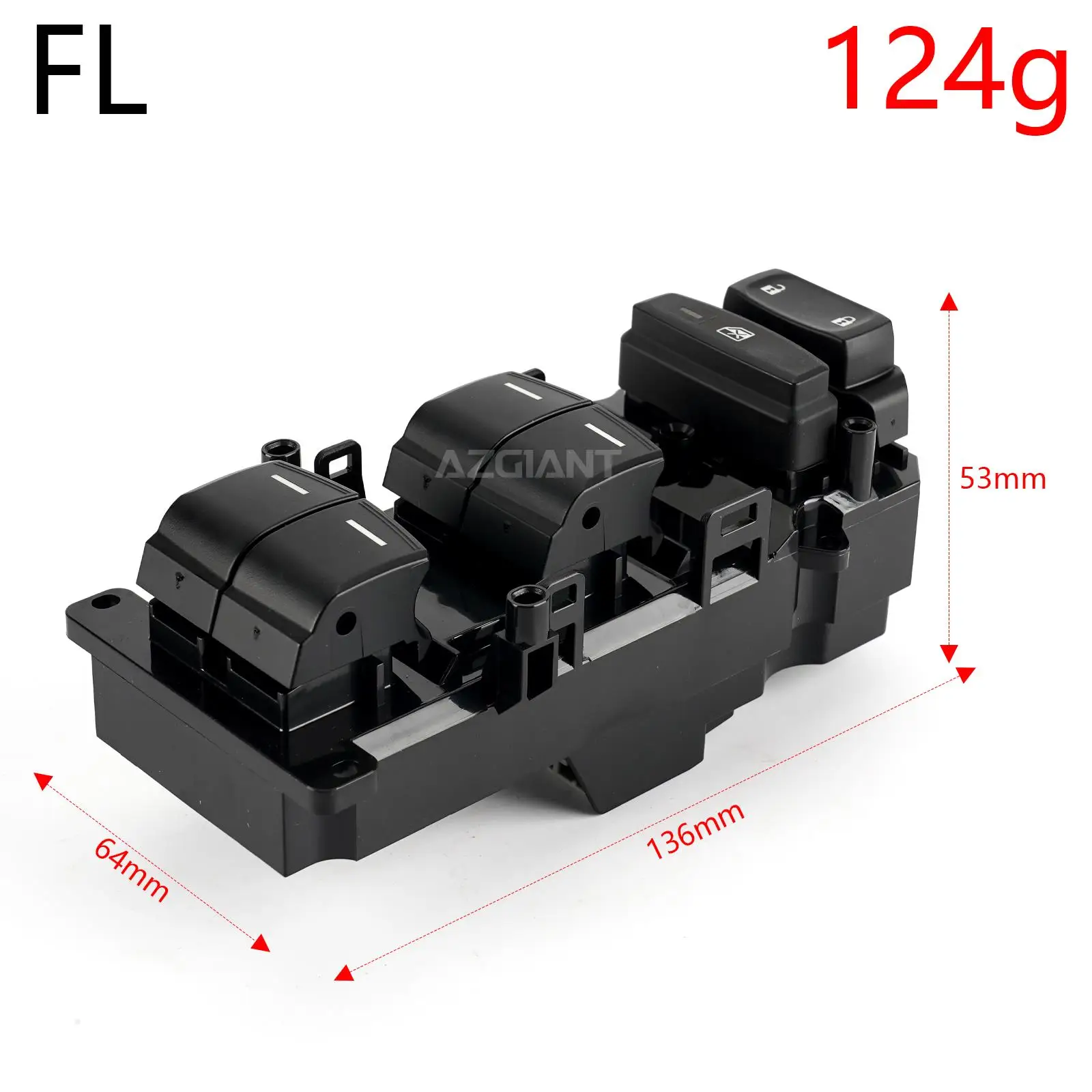 35750-TLY-H31 For Honda CR-V BREEZE RY Car Window Lifter Switch Replacement Auto Universal Tool 37 PIN 6 Buttons 4 lamp models
35750-TLY-H31 For Honda CR-V BREEZE RY Car Window Lifter Switch Replacement Auto Universal Tool 37 PIN 6 Buttons 4 lamp models