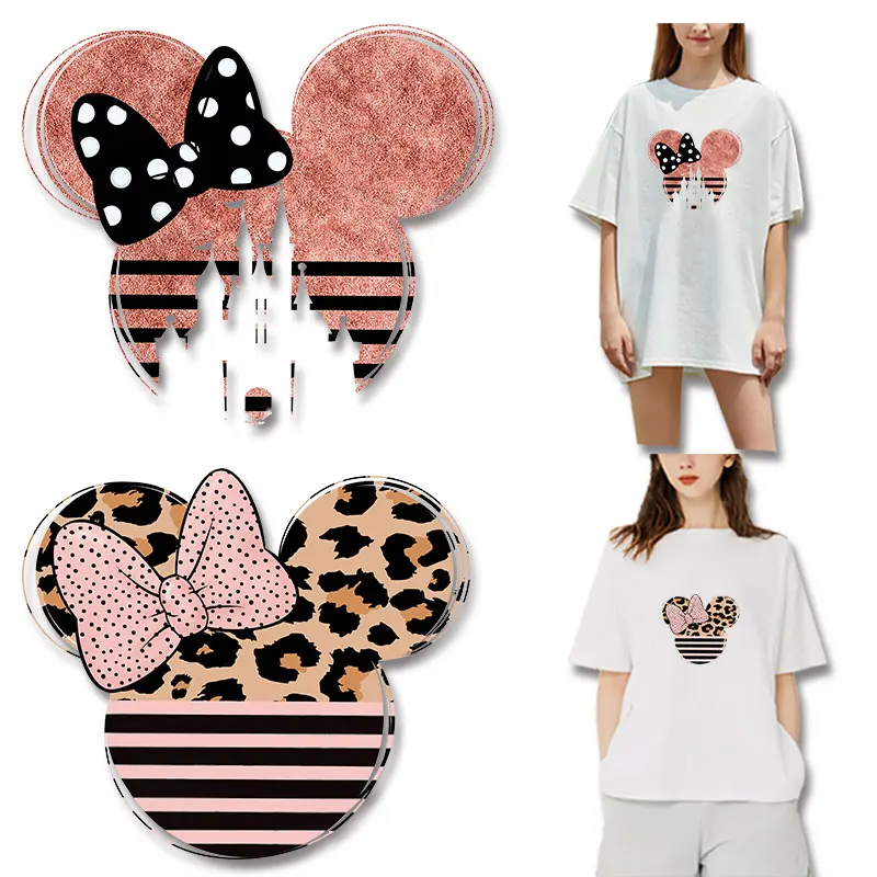 Minnie Bowknot cloth patches Heat Vinyl Ironing Stickers Decor Cheap Easy to use DIY decoration
Minnie Bowknot cloth patches Heat Vinyl Ironing Stickers Decor Cheap Easy to use DIY decoration