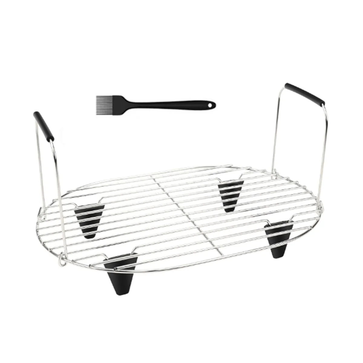 A11I Roast and Steamer Rack for Foodi Possible Cooker Pro 8.5QT MC1000 MC1001 MC1010 Slow Cooker with Silicone Feet
A11I Roast and Steamer Rack for Foodi Possible Cooker Pro 8.5QT MC1000 MC1001 MC1010 Slow Cooker with Silicone Feet