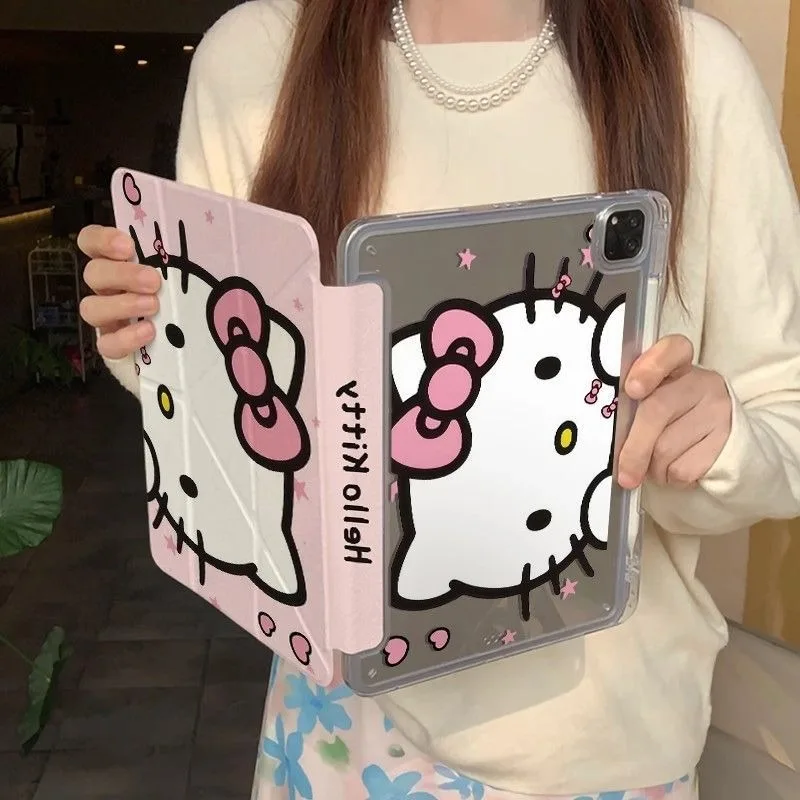 Cute Pink Hello Kitty Tri-fold Folio Cover for IPad Air7/6 Pro 11 10th 7/8/9Gen 10.2in 5/6th Air1/2 9.7in Auto Sleep Wake Case
Cute Pink Hello Kitty Tri-fold Folio Cover for IPad Air7/6 Pro 11 10th 7/8/9Gen 10.2in 5/6th Air1/2 9.7in Auto Sleep Wake Case