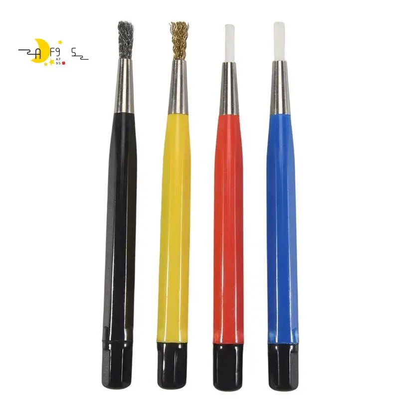 Набор из 4-х ручек для удаления ржавчины и чистки от царапин AF95: портативные кисти из стекловолокна, нейлона, стали и латуни для электронных плат
Набор из 4-х ручек для удаления ржавчины и чистки от царапин AF95: портативные кисти из стекловолокна, нейлона, стали и латуни для электронных плат