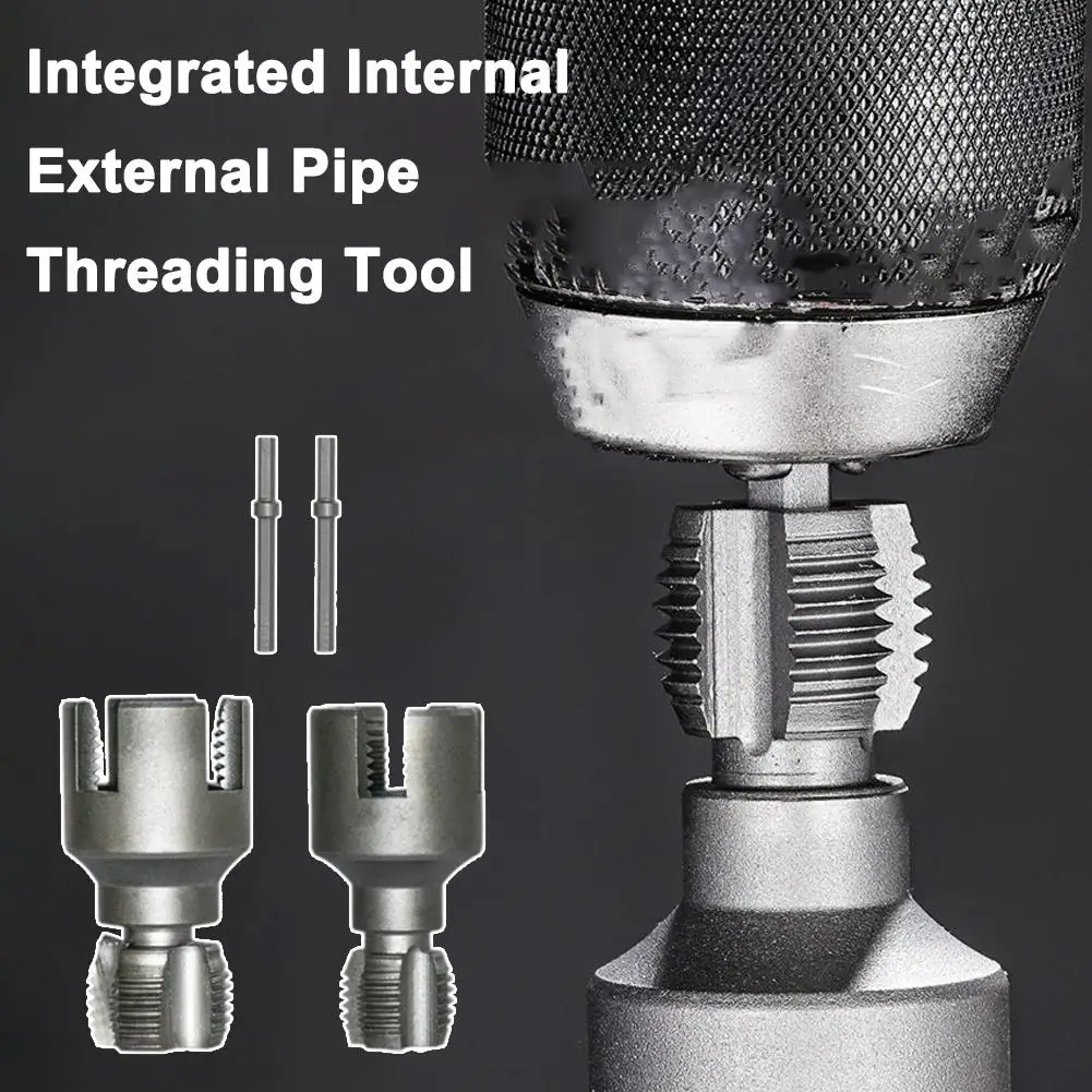 4-6' Pipe Water pipe thread opener Electric Drill Adapter for PPR/PE/PVC Pipes Integrated Internal External Pipe Threading Tool
4-6' Pipe Water pipe thread opener Electric Drill Adapter for PPR/PE/PVC Pipes Integrated Internal External Pipe Threading Tool