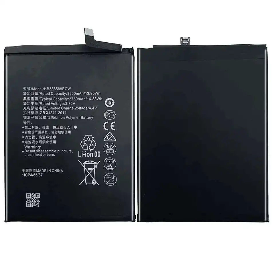 HB386589ECW Battery For Huawei View 10 Lite V10 P10 Plus For Honor Play 20S 8X Play Nova 3 4 L21 VKY-AL00/Mate 20 lite
HB386589ECW Battery For Huawei View 10 Lite V10 P10 Plus For Honor Play 20S 8X Play Nova 3 4 L21 VKY-AL00/Mate 20 lite