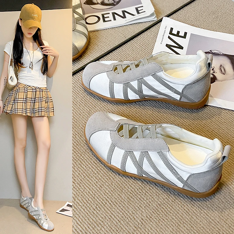 Ballet-style De Xun Shoes for Women,2026 New Ice Silk Fabric, Thick Sole, Comfortable for Commuting, Shallow Mouth Women's Flats
Ballet-style De Xun Shoes for Women,2026 New Ice Silk Fabric, Thick Sole, Comfortable for Commuting, Shallow Mouth Women's Flats