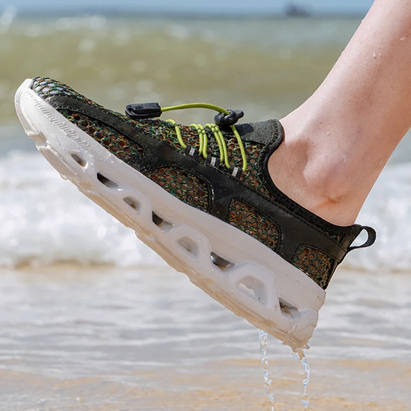 Unisex Outdoor Barefoot Aqua Shoes Quick Dry Beach Sneakers Couple Style Mesh Breathable Hiking Shoes Men's Casual Sports Shoes
Unisex Outdoor Barefoot Aqua Shoes Quick Dry Beach Sneakers Couple Style Mesh Breathable Hiking Shoes Men's Casual Sports Shoes