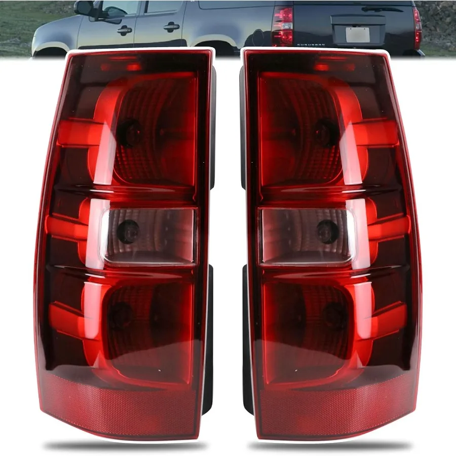 Tail Lights Compatible With 20072014 Chevy Tahoe Suburban 1500 2500 Rear Taillight Driver and Passenger Side Replacement for GM
Tail Lights Compatible With 20072014 Chevy Tahoe Suburban 1500 2500 Rear Taillight Driver and Passenger Side Replacement for GM