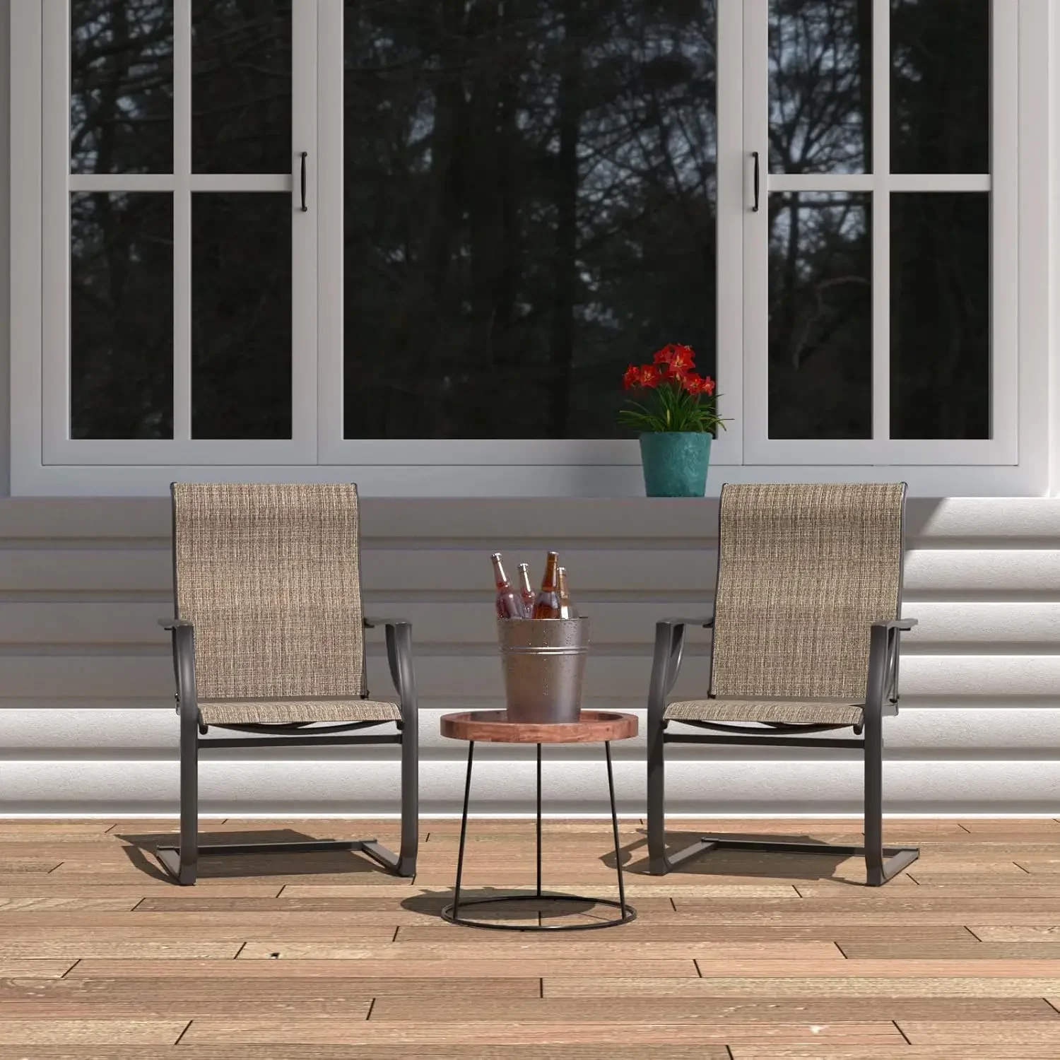 Patio Chairs Set of 2, Outdoor Dining Chairs for All Weather, Breathable Garden Outdoor Furniture for Backyard Deck
Patio Chairs Set of 2, Outdoor Dining Chairs for All Weather, Breathable Garden Outdoor Furniture for Backyard Deck