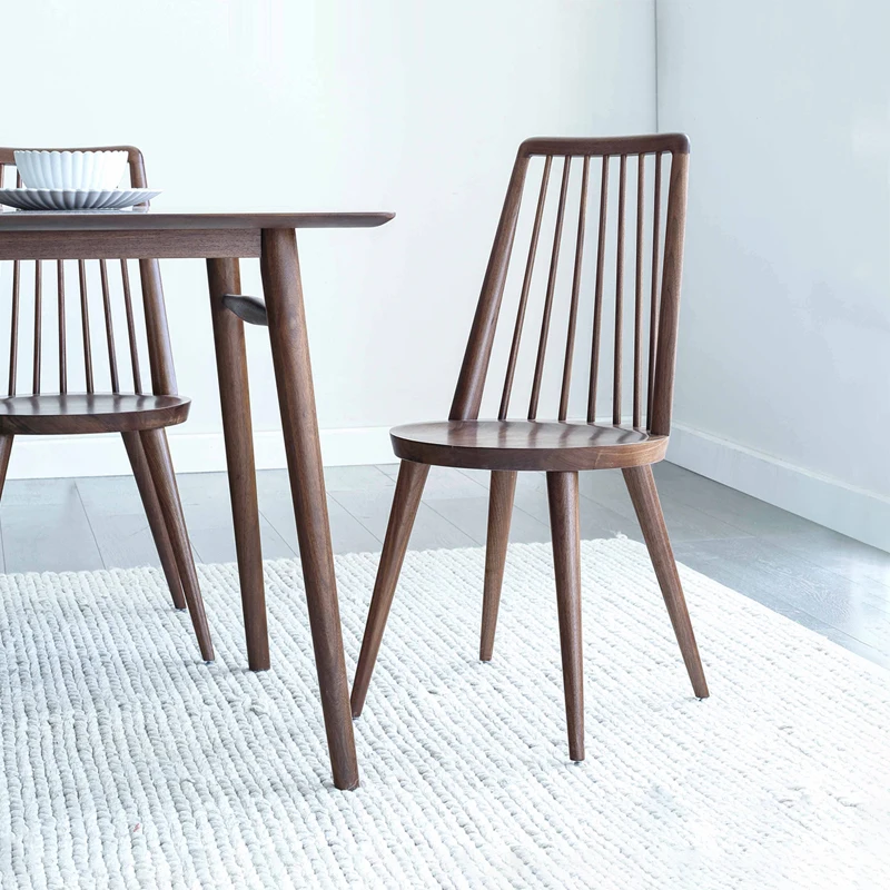 B5123 Nordic Style Solid Black Walnut Wood Furniture For Dining Table Light Luxury Dining Chairs
B5123 Nordic Style Solid Black Walnut Wood Furniture For Dining Table Light Luxury Dining Chairs