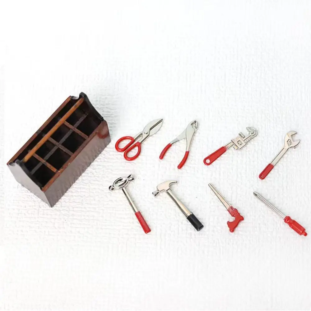 1:12 Scale Dollhouse Toolbox Simulation Model Hammer Wrench Mini Repair Tools Screwdriver Dolls Accessories Miniature Toolbox
1:12 Scale Dollhouse Toolbox Simulation Model Hammer Wrench Mini Repair Tools Screwdriver Dolls Accessories Miniature Toolbox