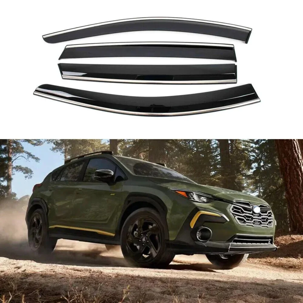 Car Styling Accessories Window Visors Rain Guard Vent Wind Deflector Weathershield Moulding Trim For Subaru Crosstrek 2024-2025
Car Styling Accessories Window Visors Rain Guard Vent Wind Deflector Weathershield Moulding Trim For Subaru Crosstrek 2024-2025