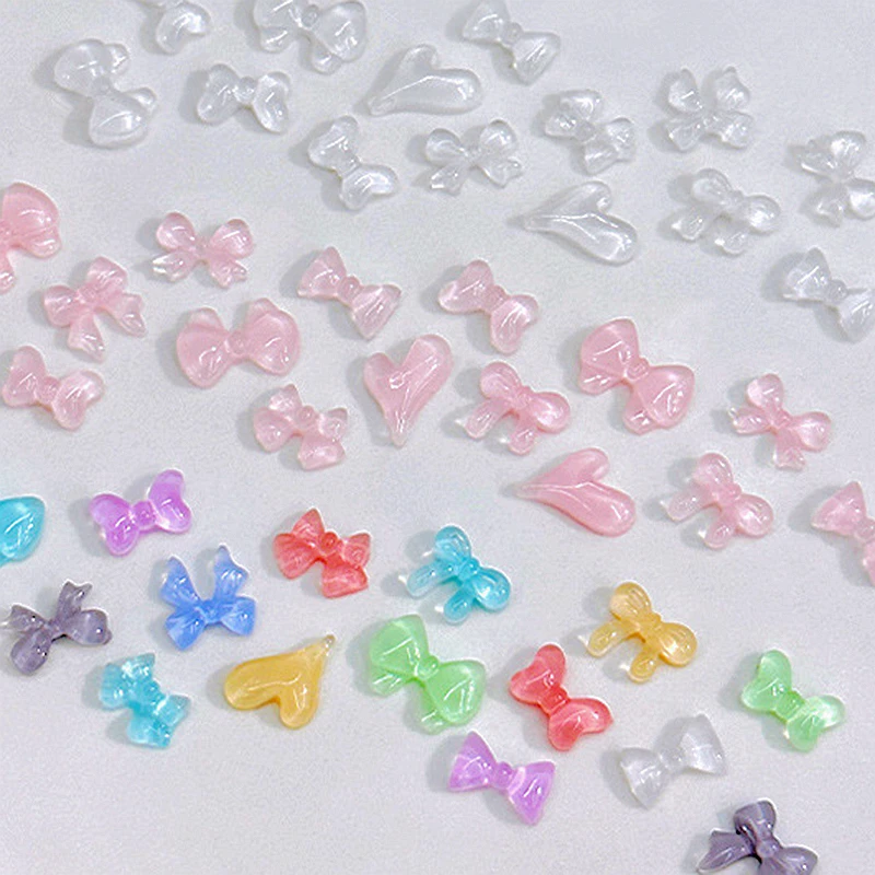 100PCS Mini Jelly Bow Nail Art Charms Resin Bowknot Accessories Parts For Manicure Decor Nails Decoration Supplies Material Tool
100PCS Mini Jelly Bow Nail Art Charms Resin Bowknot Accessories Parts For Manicure Decor Nails Decoration Supplies Material Tool