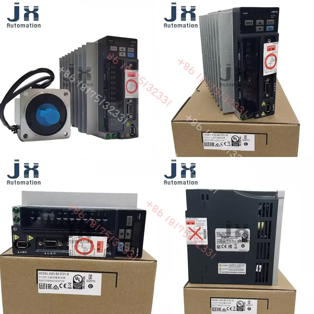 B2 Series 750W 220V AC Servo Motor Driver ASD-B2-0721-B+ECMA-C20807RS
B2 Series 750W 220V AC Servo Motor Driver ASD-B2-0721-B+ECMA-C20807RS