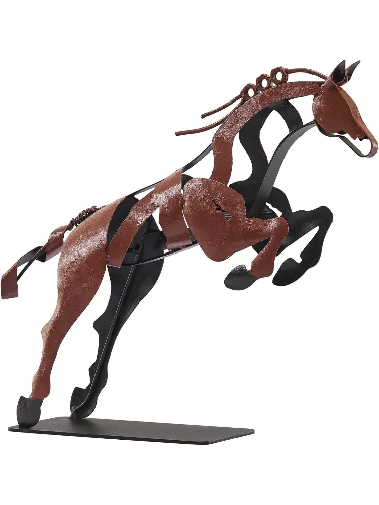 Horse Statue, Unique Metal Art Handmade Sculpture for Home Decor, Rustic Decor, Gifts for Horse Lovers (Brown)
Horse Statue, Unique Metal Art Handmade Sculpture for Home Decor, Rustic Decor, Gifts for Horse Lovers (Brown)