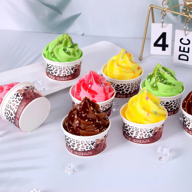 4Pcs Artificial Ice Cream Cup Fake Ice Cream Cone Cups Food Model Decoration For Window Display Shop Party Photography Props
4Pcs Artificial Ice Cream Cup Fake Ice Cream Cone Cups Food Model Decoration For Window Display Shop Party Photography Props