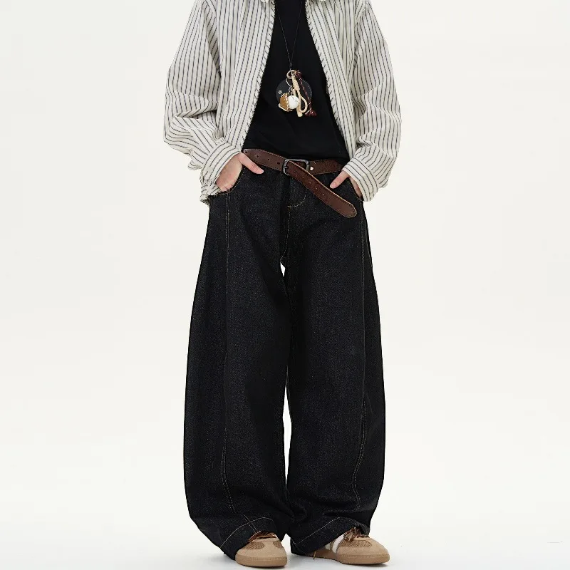 Korean Fashion High Street Casual Straight Leg Jeans Men 2026 New Streetwear Harajuku Men's Baggy Denim Wide Leg Pants
Korean Fashion High Street Casual Straight Leg Jeans Men 2026 New Streetwear Harajuku Men's Baggy Denim Wide Leg Pants