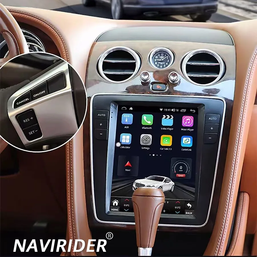 128GB Carplay For Bentley Flying Spur 2012-2019 Car Stereo Radio Android 15 Multimedia Video Player GPS Navigation Head Unit
128GB Carplay For Bentley Flying Spur 2012-2019 Car Stereo Radio Android 15 Multimedia Video Player GPS Navigation Head Unit