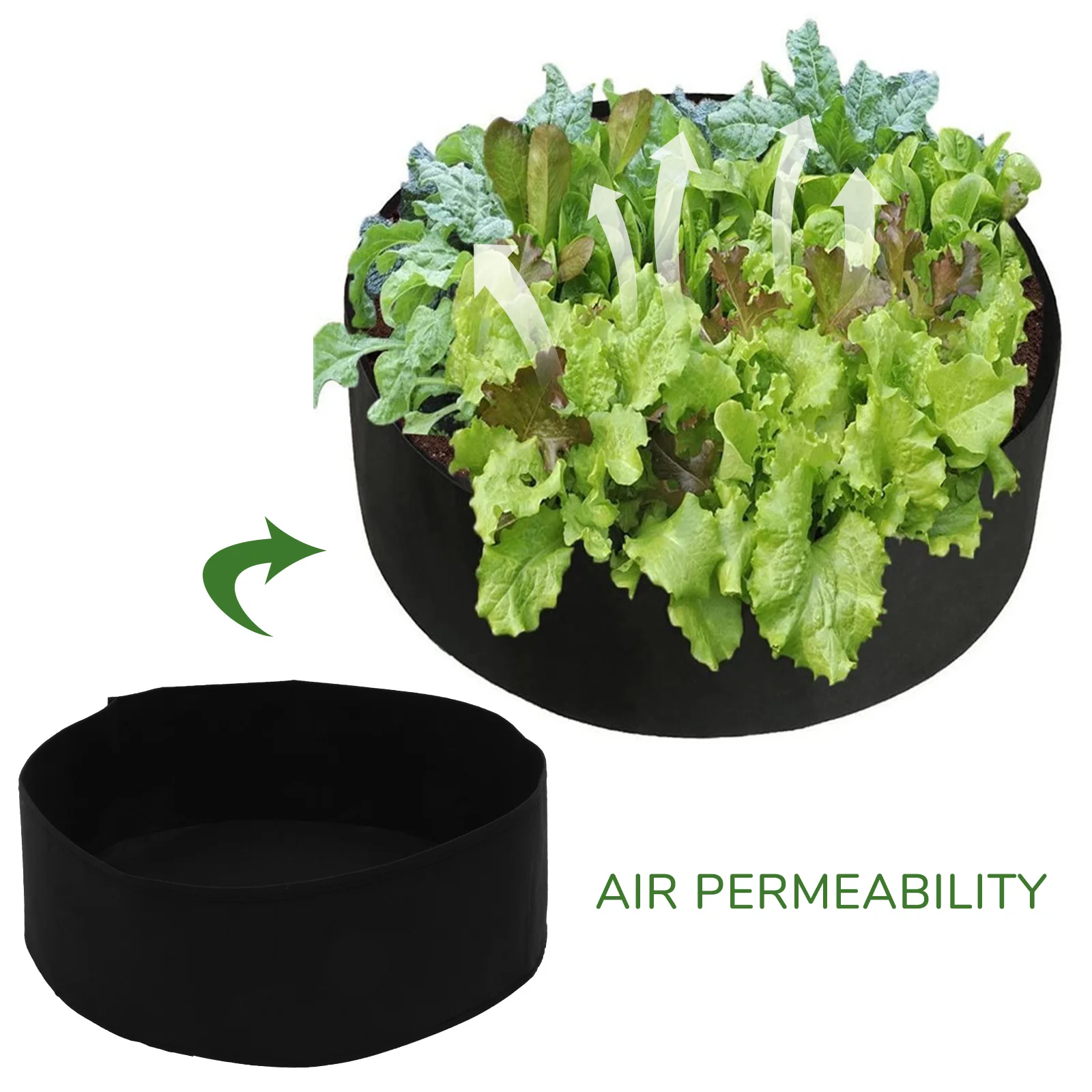 2 Pcs Felt Planting Bags Garden Grow Vegetable Pots for Plants Ventilation Nursery Seedling Container Planter
2 Pcs Felt Planting Bags Garden Grow Vegetable Pots for Plants Ventilation Nursery Seedling Container Planter