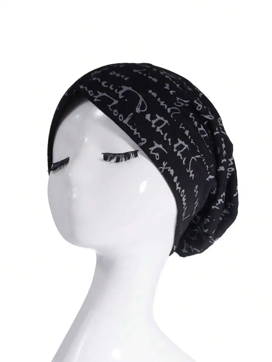 Black Letter Print Unisex Hip Hop Beanie Thin Breathable Sleep Cap Summer Beach Headwear
Black Letter Print Unisex Hip Hop Beanie Thin Breathable Sleep Cap Summer Beach Headwear
