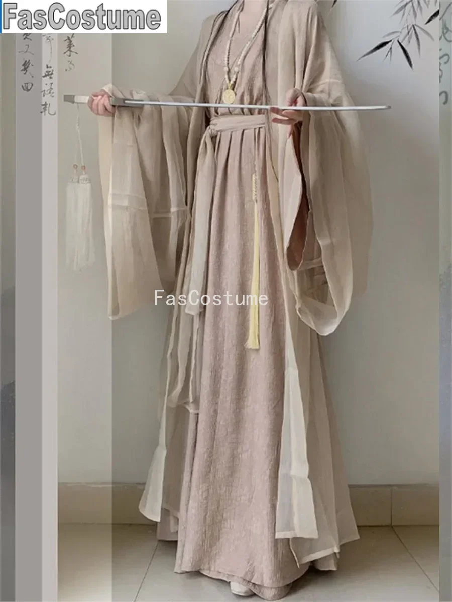 Cotton&Linen Hanfu Dress Women Chinese Traditional 2pcs Robe Hanfu Halloween Cosplay Costume Autumn Housewear greyRobe Plus Size
Cotton&Linen Hanfu Dress Women Chinese Traditional 2pcs Robe Hanfu Halloween Cosplay Costume Autumn Housewear greyRobe Plus Size