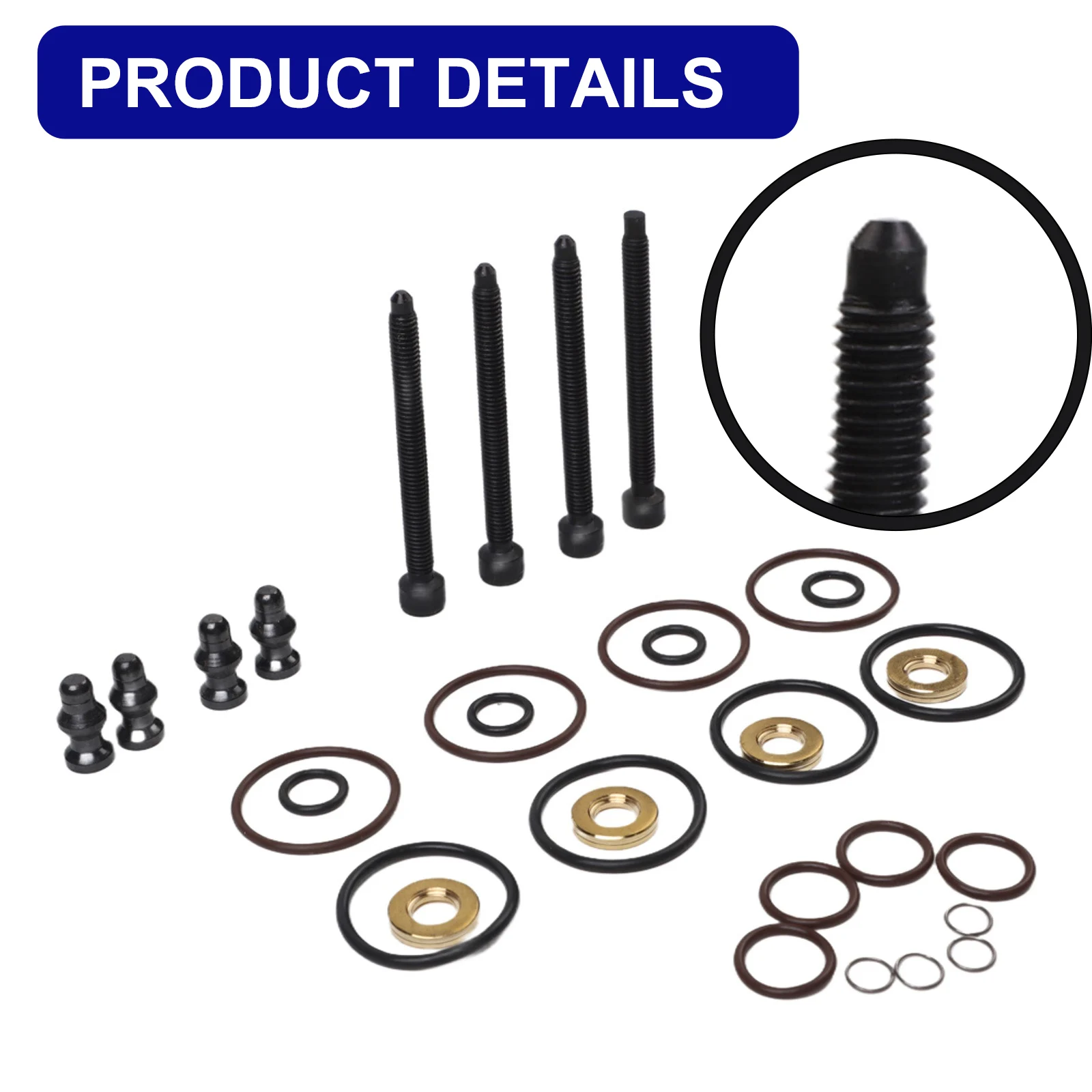 4x Injector Seal Kit and Bolts Set for Seat For Skoda 1 9 2 0 Engines OEM 038103385A 1417010997 Replacement Parts
4x Injector Seal Kit and Bolts Set for Seat For Skoda 1 9 2 0 Engines OEM 038103385A 1417010997 Replacement Parts