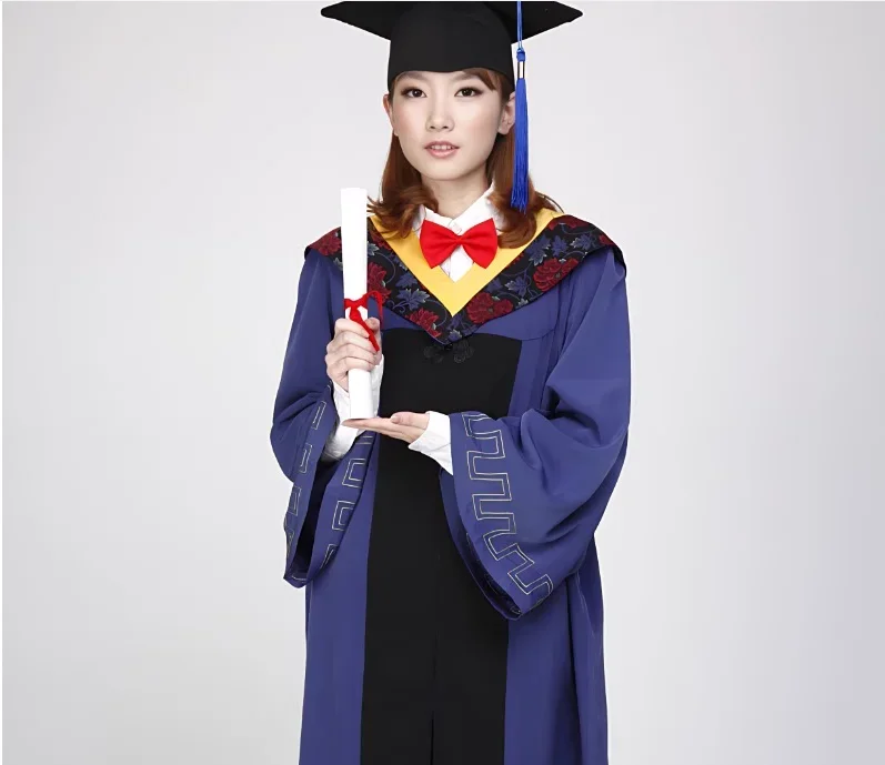 Doctoral Gown Academic Uniform Doctor Graduation Blue Robe School Student
Doctoral Gown Academic Uniform Doctor Graduation Blue Robe School Student