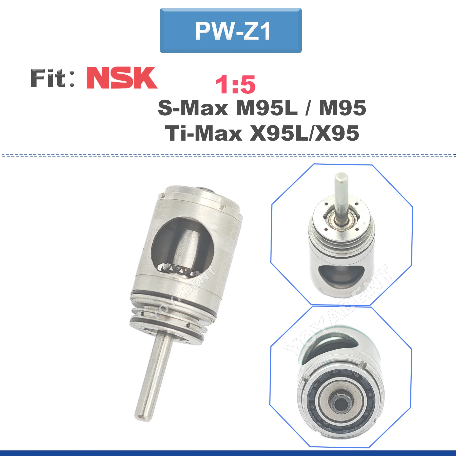 Стоматологический низкоскоростной картридж наконечника 1:5 для NSK S-Max M95L/M95 Ti-Max X95L/X95 аксессуары для роторов
Стоматологический низкоскоростной картридж наконечника 1:5 для NSK S-Max M95L/M95 Ti-Max X95L/X95 аксессуары для роторов