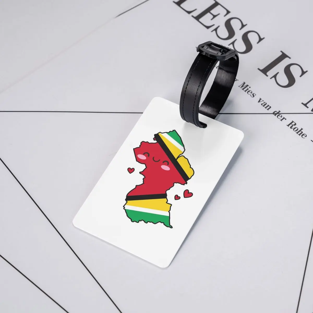 Guyana Flag Map Smile With Love Luggage Tags Suitcase Accessories Travel Baggage Boarding Tag Label Holder ID Name Address
Guyana Flag Map Smile With Love Luggage Tags Suitcase Accessories Travel Baggage Boarding Tag Label Holder ID Name Address