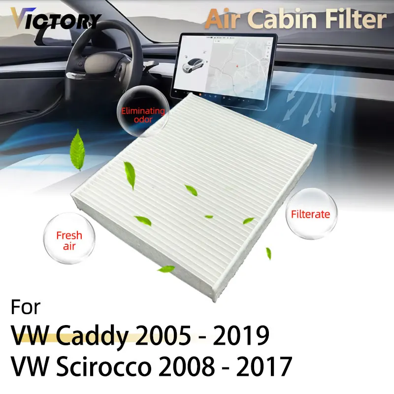 PM2.5 Car Air Cabin Filter For Volkswagen Caddy 2K 2005 - 2019 VW Golf Mk5 A5 1K 2004 - 2013 VW Scirocco 2008 - 2017 6RD820367
PM2.5 Car Air Cabin Filter For Volkswagen Caddy 2K 2005 - 2019 VW Golf Mk5 A5 1K 2004 - 2013 VW Scirocco 2008 - 2017 6RD820367