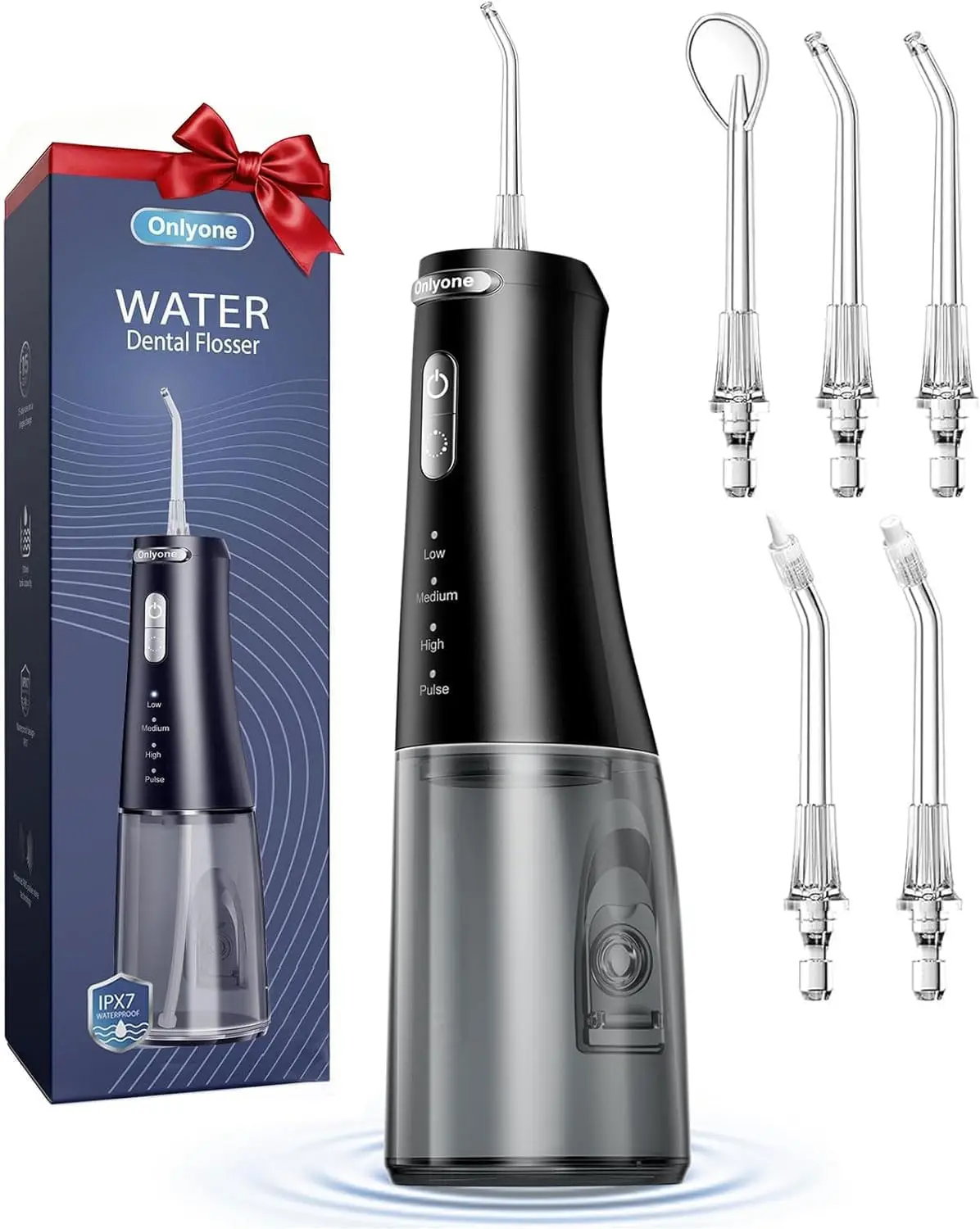 Cordless Water Flosser with Adjustable Pressure for Sensitive Gums & Braces, Portable Oral Irrigator for Home & Travel
Cordless Water Flosser with Adjustable Pressure for Sensitive Gums & Braces, Portable Oral Irrigator for Home & Travel