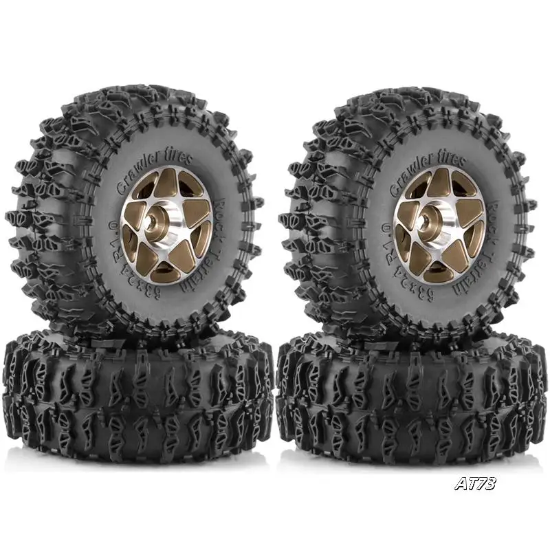 4Pcs 63Mm 1.0Inch Beadlock Wheel Tire Set For 1/18 1/24 RC Crawler Car TRX4M SCX24 FCX24 Upgrade Parts Accessories
4Pcs 63Mm 1.0Inch Beadlock Wheel Tire Set For 1/18 1/24 RC Crawler Car TRX4M SCX24 FCX24 Upgrade Parts Accessories