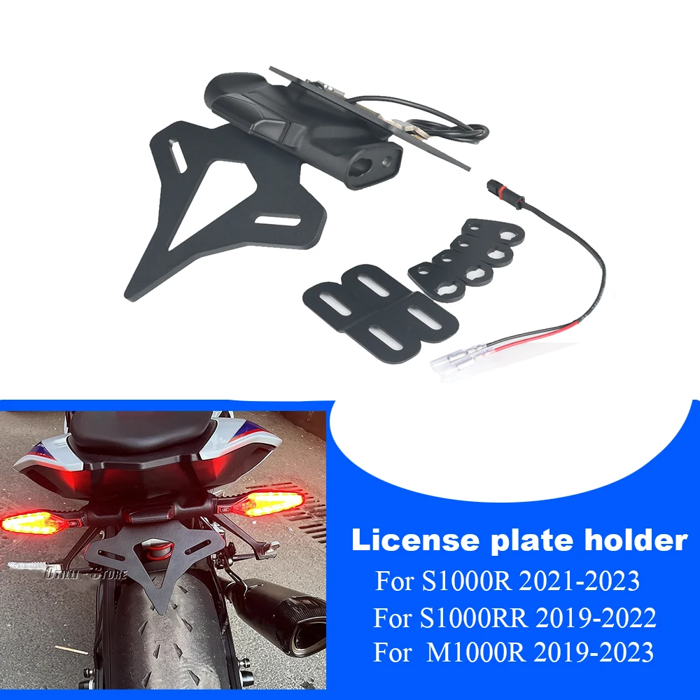 For BMW S1000R 2021-2023 S1000RR M1000R 2019-2023 Motorcycle Accessories License Plate Holder Tail Tidy bracket with LED Light
For BMW S1000R 2021-2023 S1000RR M1000R 2019-2023 Motorcycle Accessories License Plate Holder Tail Tidy bracket with LED Light