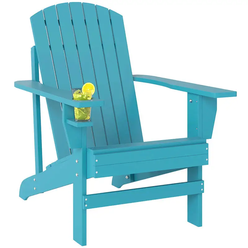Outsunny Oversized Adirondack Chair, Outdoor Fire Pit and Porch Seating, Classic Log Lounge w/ Built-in Cupholder, Sky Blue
Outsunny Oversized Adirondack Chair, Outdoor Fire Pit and Porch Seating, Classic Log Lounge w/ Built-in Cupholder, Sky Blue