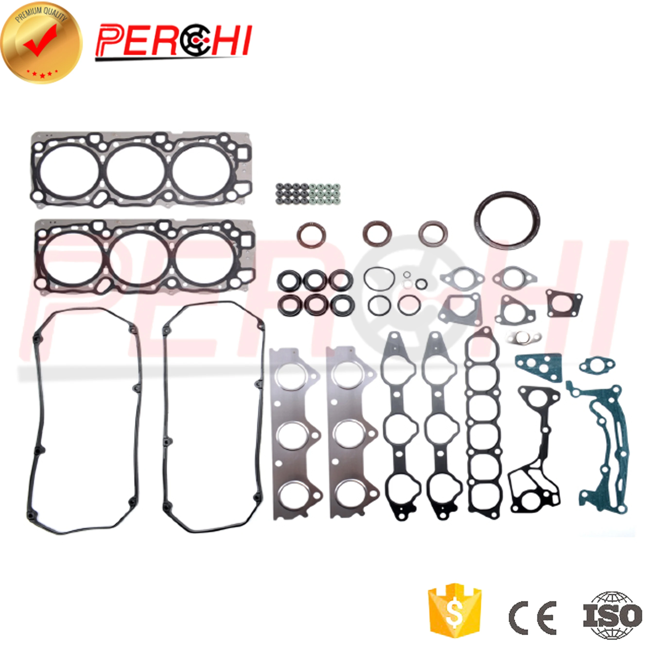 6G74 V75 Engine Cylinder Head Gasket Kit Full Set for Mitsubishi Fit 1998-2004 PAJERO SPORT I PAJERO III 3.5L 24V MD977868
6G74 V75 Engine Cylinder Head Gasket Kit Full Set for Mitsubishi Fit 1998-2004 PAJERO SPORT I PAJERO III 3.5L 24V MD977868