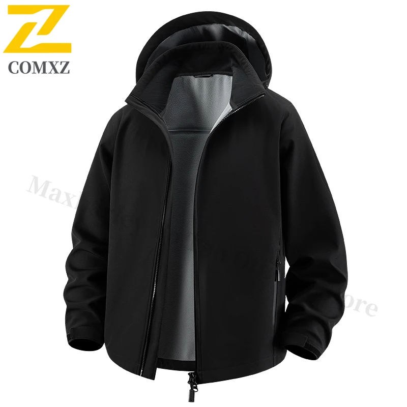 Autumn Winter Men's Jacket Lined with Lamb Wool Windproof and Waterproof High-quality Jacket Outdoor Detachable Hat Windbreaker
Autumn Winter Men's Jacket Lined with Lamb Wool Windproof and Waterproof High-quality Jacket Outdoor Detachable Hat Windbreaker