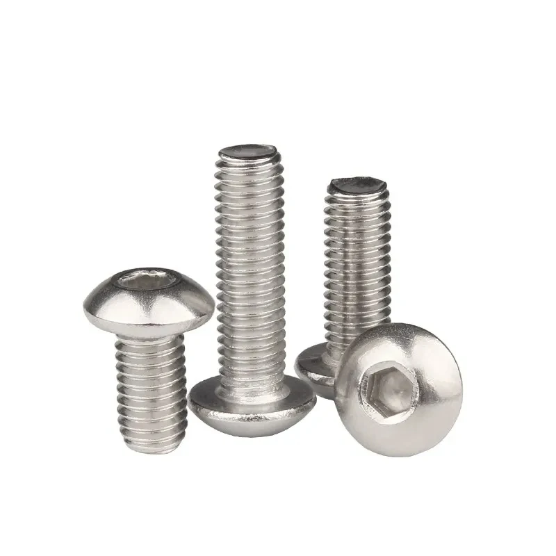 M1.6x3 4 5 6 7 8 10 12 16mm Hex Socket Button Head Allen Screws A2 70 304 Stainless Steel Metric Fasteners
M1.6x3 4 5 6 7 8 10 12 16mm Hex Socket Button Head Allen Screws A2 70 304 Stainless Steel Metric Fasteners