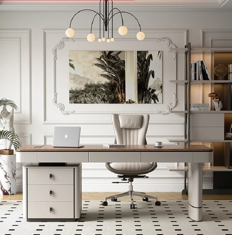 Italian Light Luxury Computer Table Designer Minimalist Modern High end Writing Table
Italian Light Luxury Computer Table Designer Minimalist Modern High end Writing Table