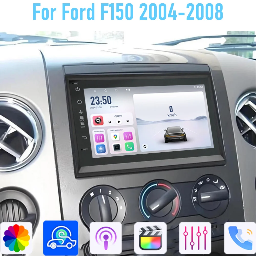 7" For Ford F150 2004-2008 GPS 4GB+64GB Car Stereo Radio Wireless Carplay Android Auto Head Unit Intelligent System WIFI Navi
7" For Ford F150 2004-2008 GPS 4GB+64GB Car Stereo Radio Wireless Carplay Android Auto Head Unit Intelligent System WIFI Navi