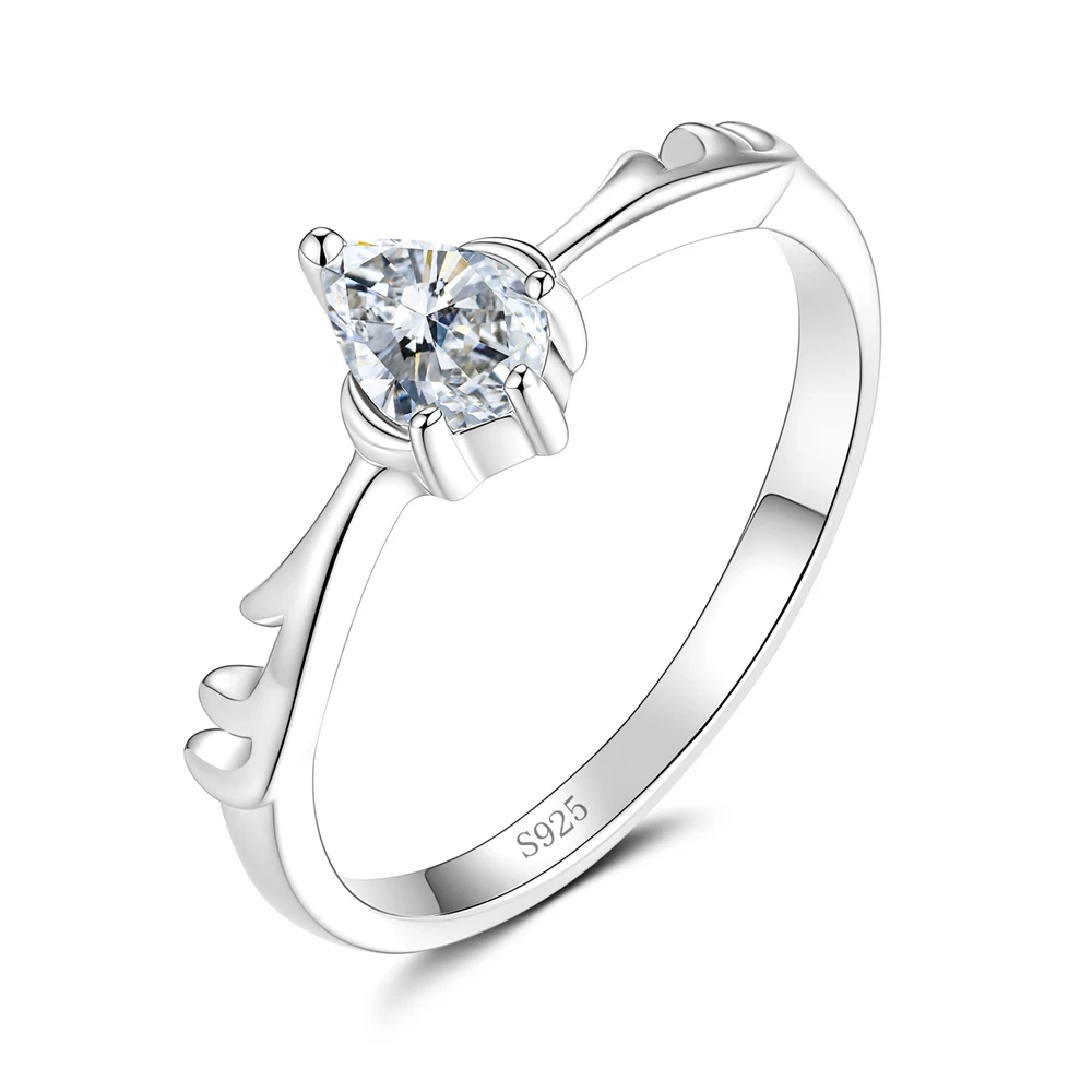 D Color 4*6mm 0.5ct Water Droplet Moissanite Ring S925 Sterling Silver Zircon Rings for Woman Birthday Party Jewelry Gift
D Color 4*6mm 0.5ct Water Droplet Moissanite Ring S925 Sterling Silver Zircon Rings for Woman Birthday Party Jewelry Gift